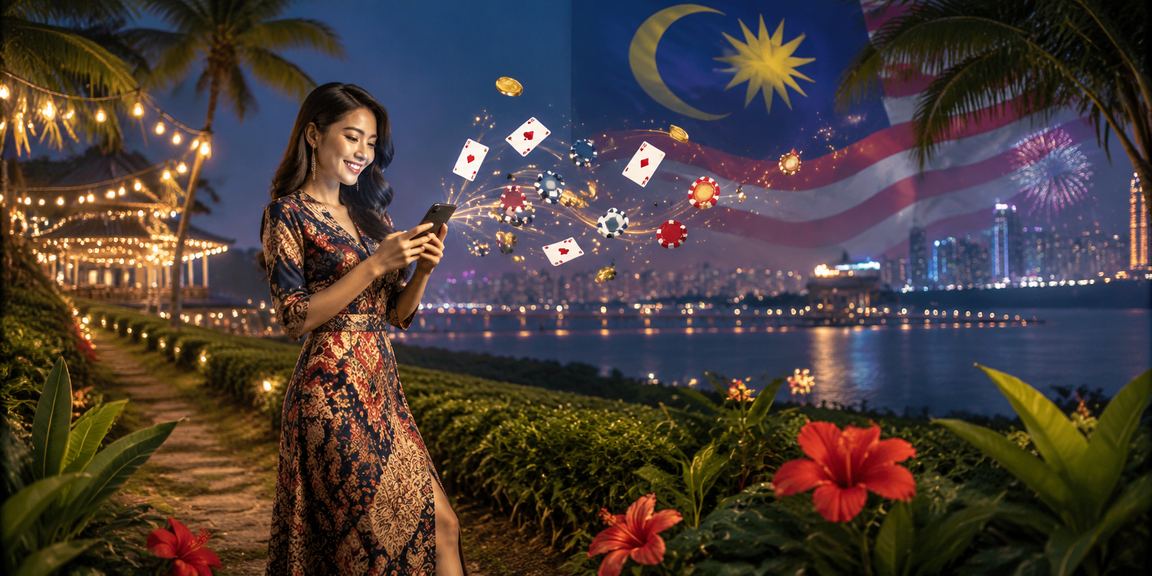 Pemain loteri dari Johor dalam pakaian batik menyertai permainan nombor melalui platform 525i